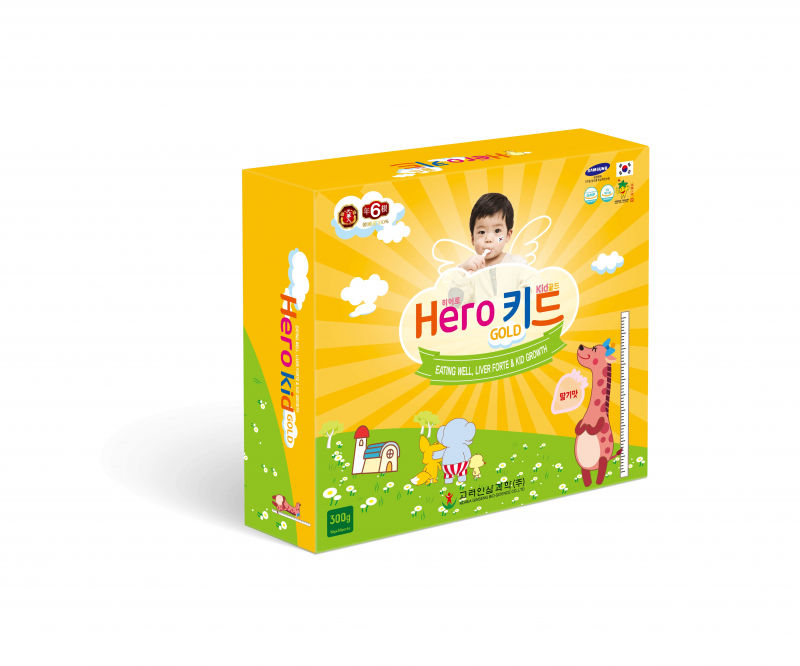 Bộ đôi Thực phẩm bảo vệ sức khỏe Herokid (Kid xanh) và Herokid Gold (Kid vàng)