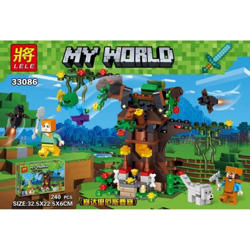 Bộ xếp hình My World MineCraft - 33086 ( 240 chi tiết)