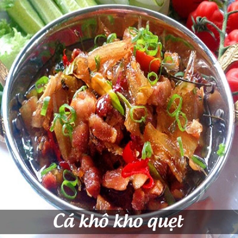 Cá khô kho quyẹt