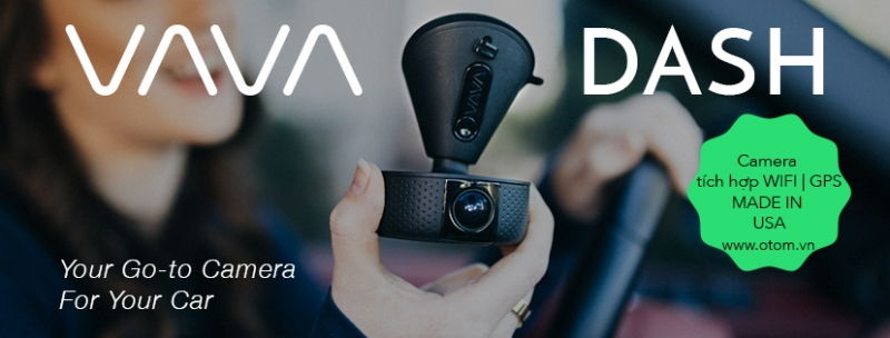 Camera hành trình VAVA Dash Cam – Tích hợp Wifi|GPS – Nhập Khẩu USA