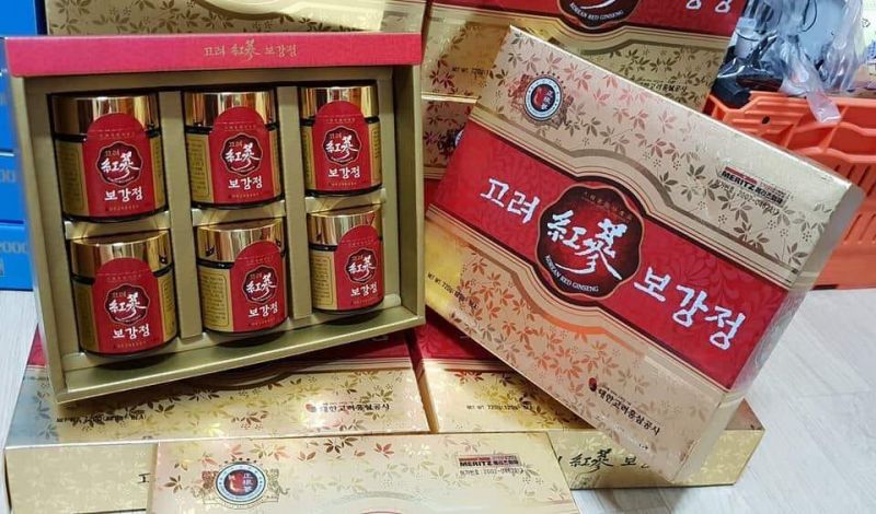 Cao hồng sâm 6 năm tuổi Hàn Quốc Hộp Gỗ Đen