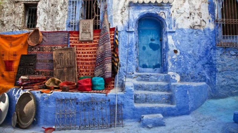 Chefchaouen ở phía Tây Bắc Morocco