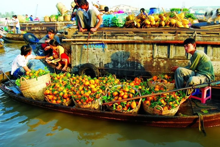 Chợ nổi Cái Răng - Việt Nam