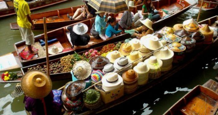 Chợ nổi Taling Chan - Thái Lan