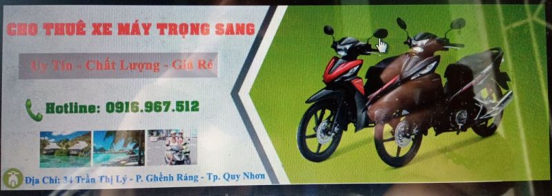 Cho thuê xe máy Trọng Sang ở Quy Nhơn