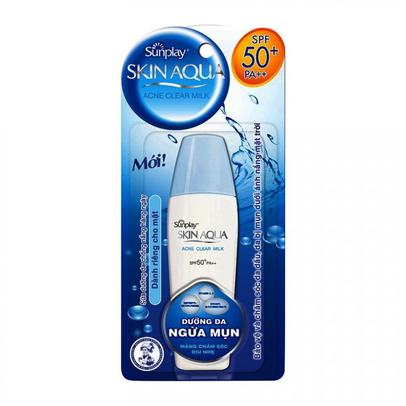 Chống nắng Skin Aqua Acne Clear Milk