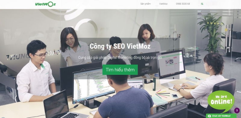 Công ty cung cấp dịch vụ seo: VietMoz