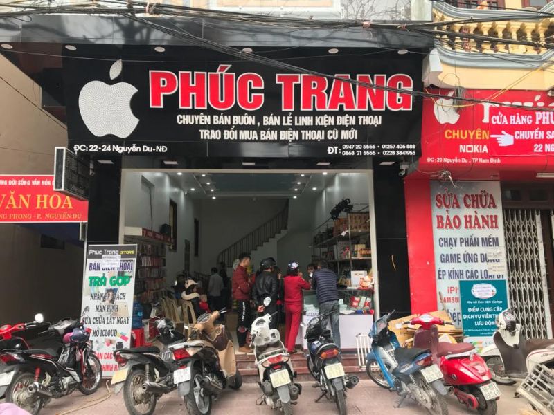 Cửa hàng sửa chữa điện thoại Phúc Trang iStore