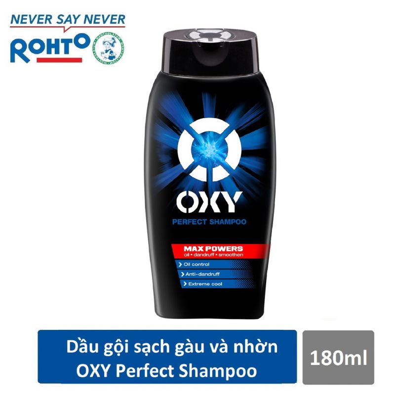 Dầu gội đánh bật gàu và nhờn cho nam Oxy Perfect Shampoo