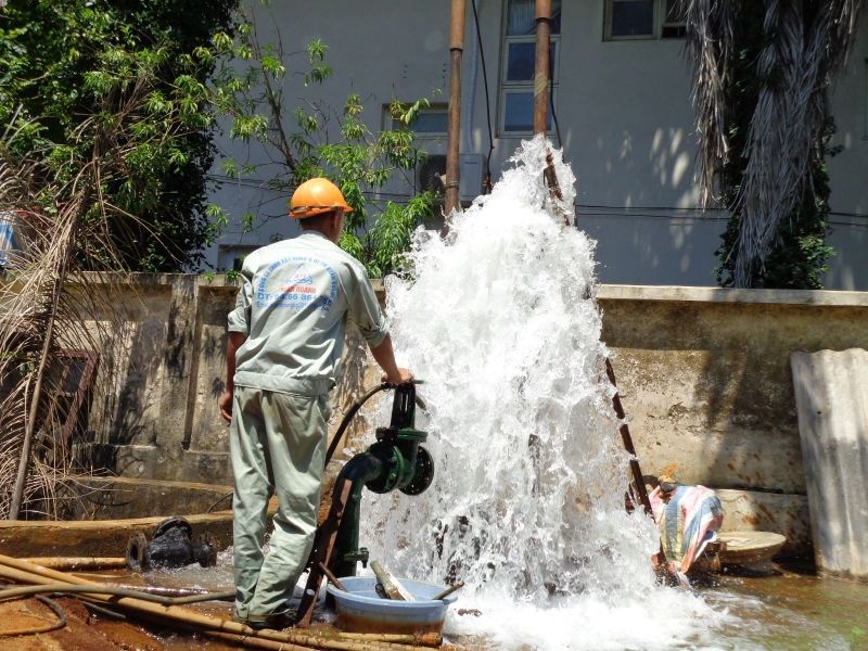 Dịch vụ khoan giếng của công ty TNHH địa chất thủy văn Miền Bắc