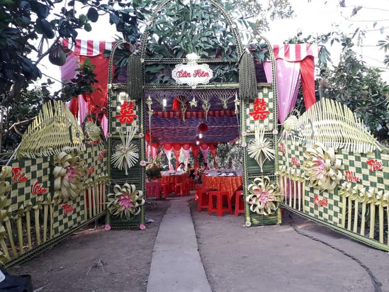 Dịch vụ trang trí cổng cưới Alo Tui
