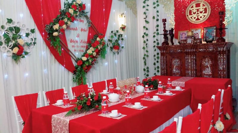 Dịch vụ trang trí tiệc cưới Huy Ngân Wedding Planner