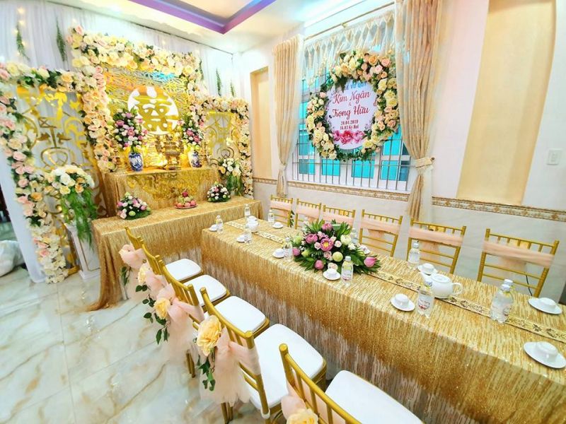 Dịch vụ trang trí tiệc cưới Phát Minh