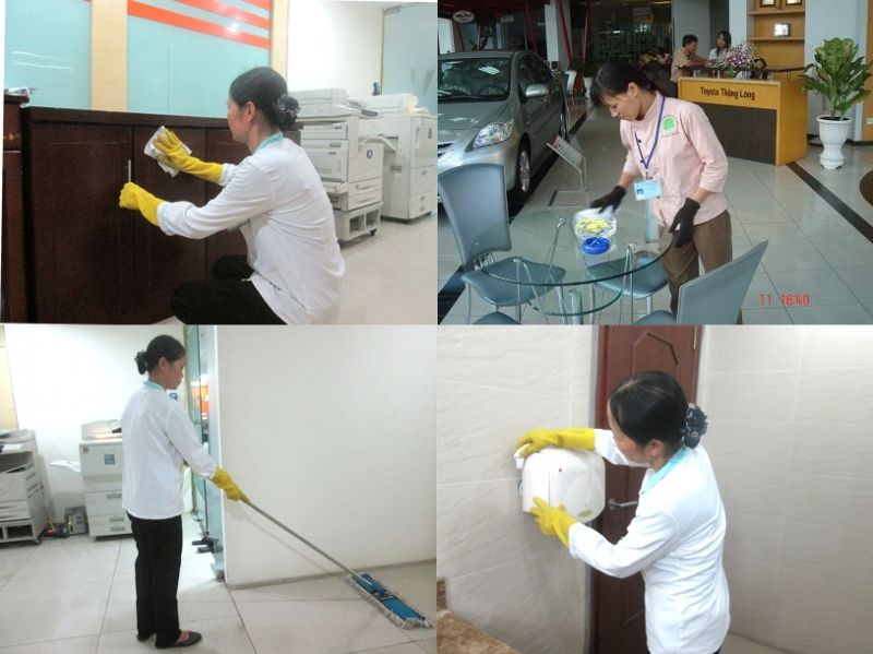 Dịch vụ vệ sinh văn phòng Clean House