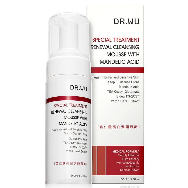 Dr Wu renewal cleansing mousse with mandelic acid