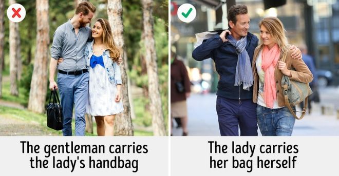 Đừng bao giờ cầm túi sách giúp phụ nữ