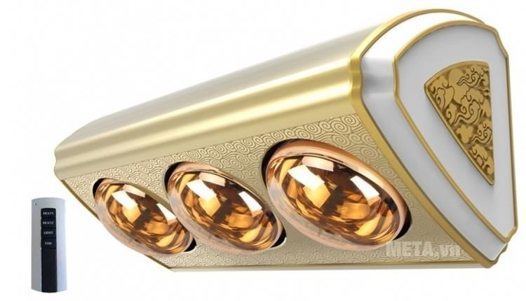 Đèn sưởi nhà tắm 3 bóng Moletty M-03HR Đèn sưởi nhà tắm 3 bóng Moletty M-03HR