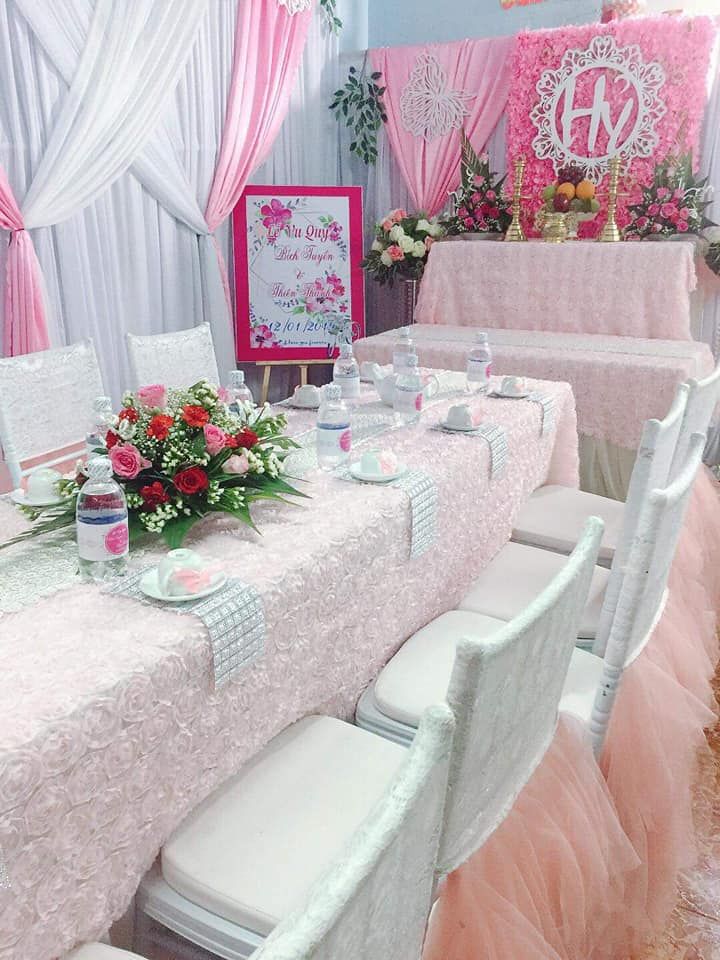 Dịch vụ trang trí tiệc cưới Hoàng Hiền