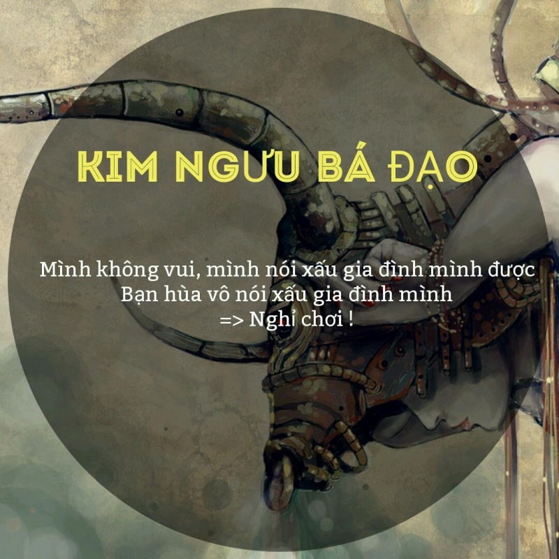 Gia đình Ngưu luôn tốt, lâu lâu Ngưu buồn thì là nó xấu. Nhưng nói xấu gia đình Ngưu là sai. Luôn sai.