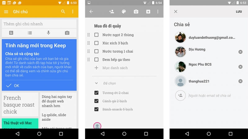 Google Keep – Ứng dụng dung để ghi chú