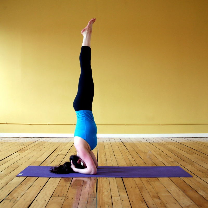 Headstand pose