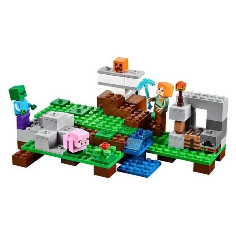 Hộp xếp hình Lego MineCraft My World  21123 Lepin 18001 Bela 10468 - Hộ vệ sắt khổng lồ Iron Golem