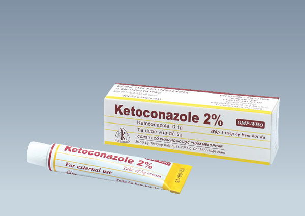 Kem bôi da trị nấm ở da và niêm mạc Ketoconazol 2%