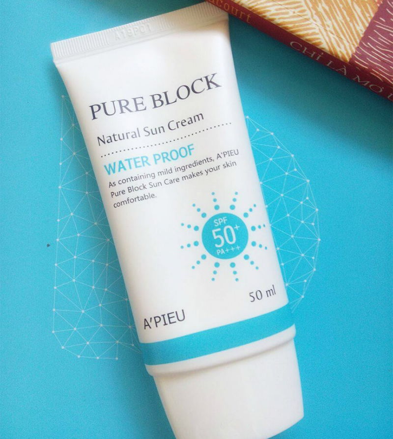 Kem chống nắng A’ Pieu Pure Block Natural Sun Cream Daily/ Water Proof