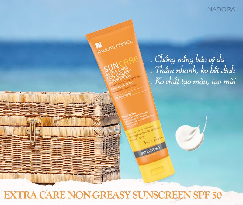 Kem chống nắng Extra Care Non – Greasy Sunscreen SPF50