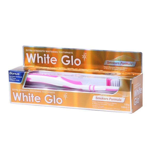 Kem đánh răng làm trắng răng cho người hút thuốc White Glo Smoker Formula Whitening Toothpaste Úc