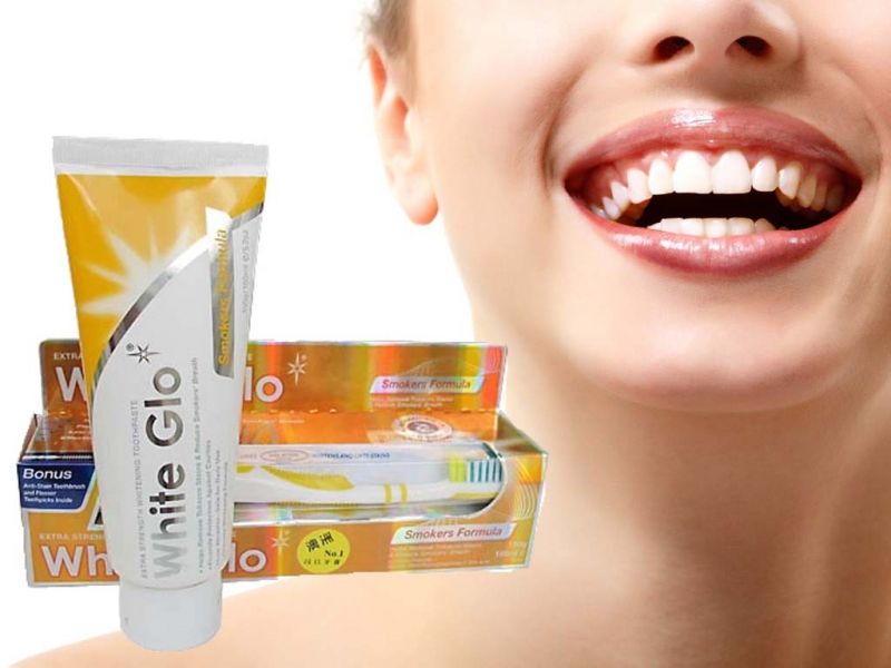 Kem đánh răng làm trắng răng cho người hút thuốc White Glo Smoker Formula Whitening Toothpaste Úc