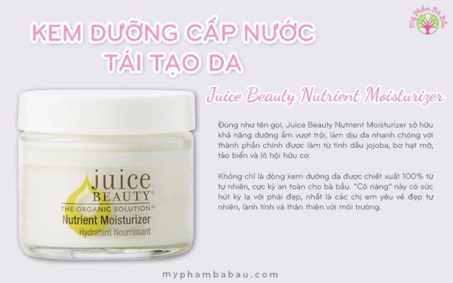 Kem dưỡng độ ẩm cấp nước, tái tạo da chống lão hóa Juice Beauty Nutrient Moisturier