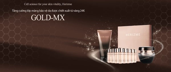 Kem dưỡng chiết xuất vàng 24k Herizme Gold-Mx 24k Premium Cream 50ml