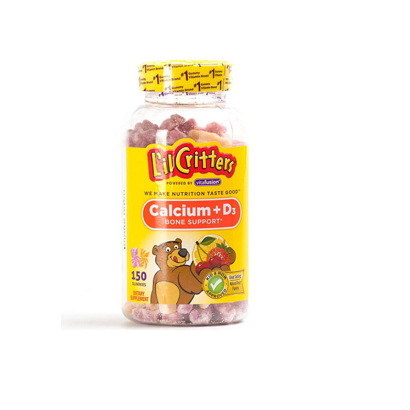 Kẹo dẻo L’il Critters Calcium Vitamin D3 của Mỹ