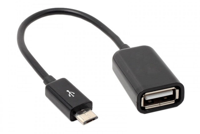 Kết nối thông qua cáp USB OTG