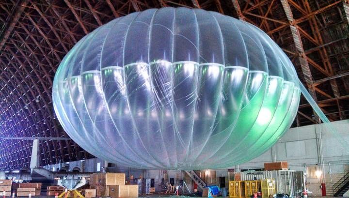 Khinh khí cầu Google giúp kết nối Internet