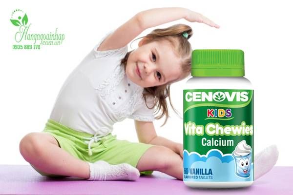 Kẹo Canxi cho bé Cenovis Kids Vita Chewies Calcium của ÚC Kẹo Canxi cho bé Cenovis Kids Vita Chewies Calcium của ÚC