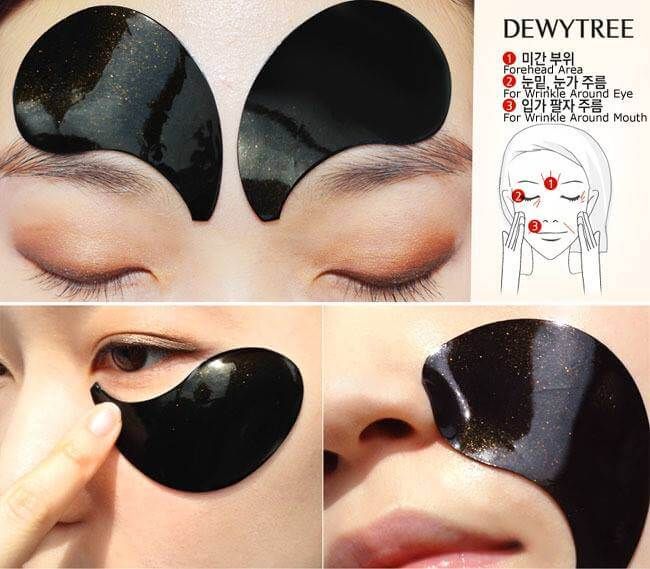 Mặt Nạ Mắt Dewy Tree Real Gold Black Pearl Eye