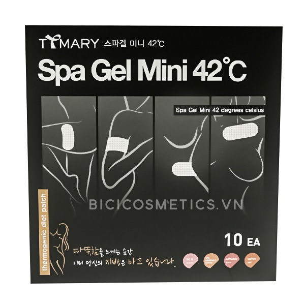 Miếng Dán Tan Mỡ Toàn Thân Ttmary Spa Gel Mini 42°C Thermogenic Diet Pact