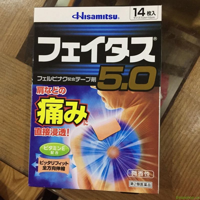 Miếng dán giảm đau nhức Hisamitsu 5.0 của Nhật bản