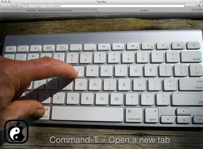 Mở một tab trình duyệt web mới trên Mac