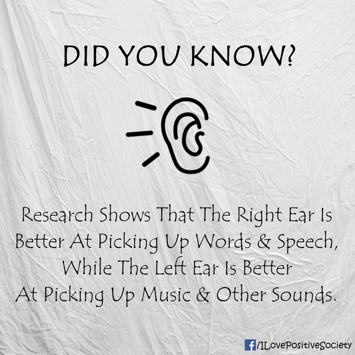 Mỗi một bên tai có khả năng tiếp nhận âm lượng khác nhau