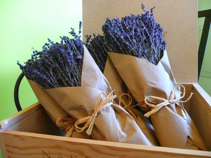 Một bó hoa lavender khô