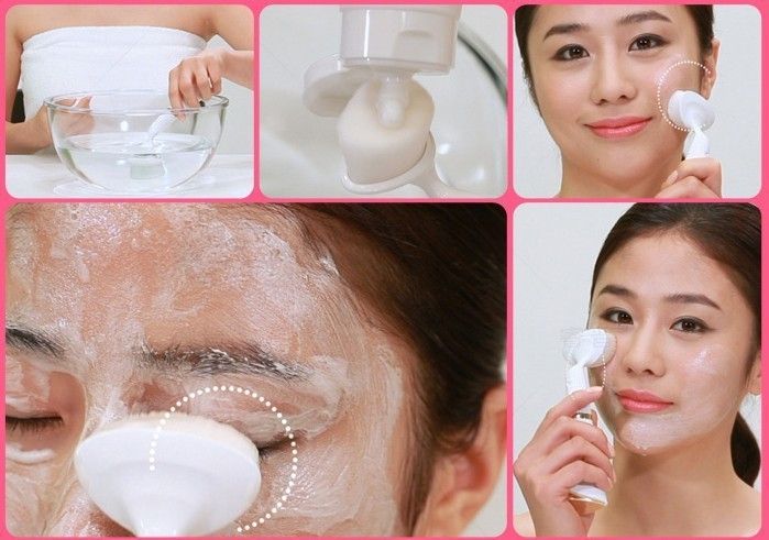 Máy rửa mặt Korea Gold Pobling Habalan Máy rửa mặt Korea Gold Pobling Habalan