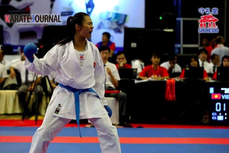 Nguyễn Thị Ngoan - nhân tố nổi bật của đội tuyển Karatedo Viêt Nam