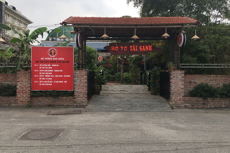 Nhà Hàng Bò Tơ Tây Ninh Tài Sinh