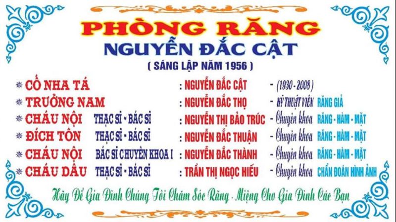 Nha khoa Nguyễn Đắc Cật - BS Đắc Thuận