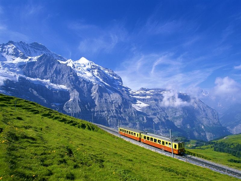 Núi Jungfrau của Thụy Sĩ