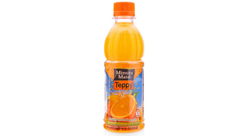 Nước cam nguyên tép Teppy