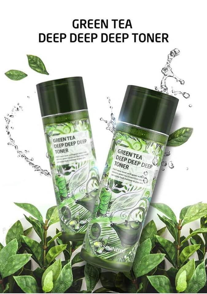 Nước hoa hồng SeaNTree Green Tea Deep Deep Toner